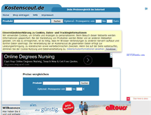 Tablet Screenshot of kostenscout.de